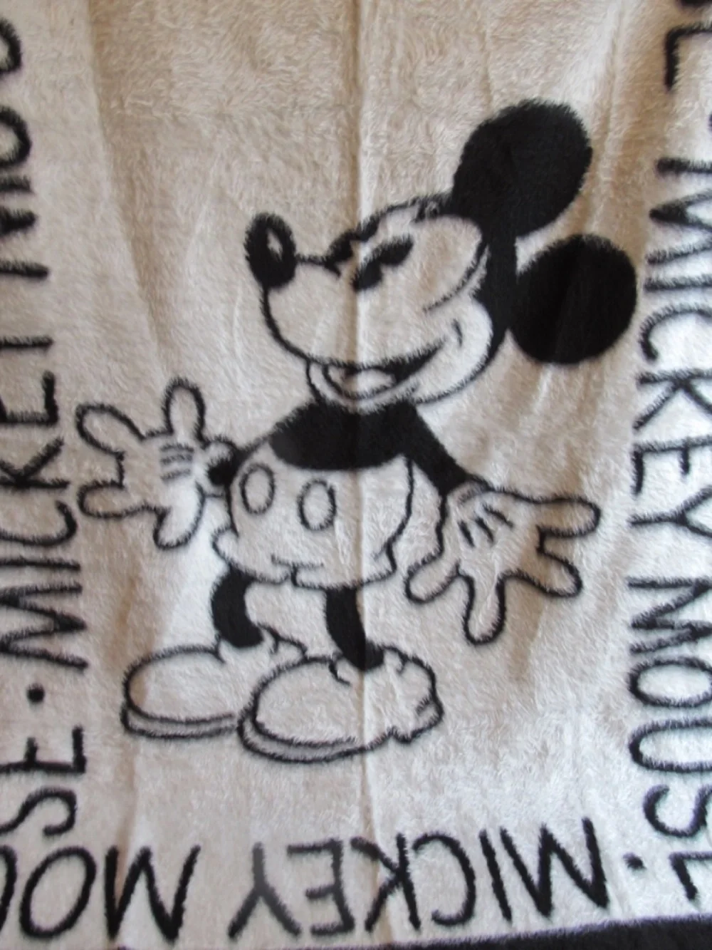 Vintage Biederlack Throw Disney/Mickey Mouse Reversible